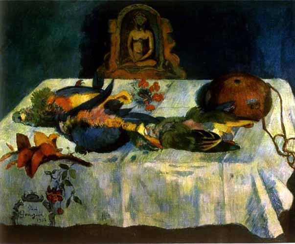 Still Life with Parrots. <br>1902. Oil on canvas. <br>The Pushkin Museum of Fine Art, Moscow, Russia.