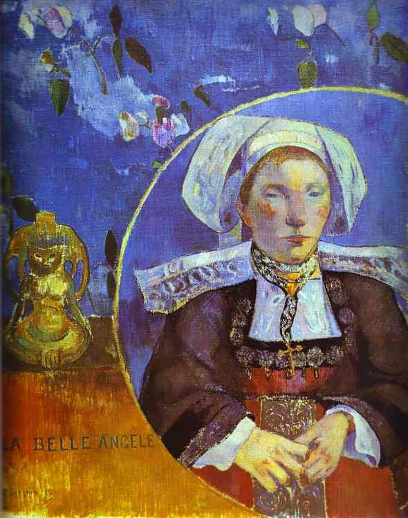 Ķ--La Belle Angle (Portrait of Madame Satre). <br>1889. Oil on canvas. <br>Muse d'Orsay, Paris, France