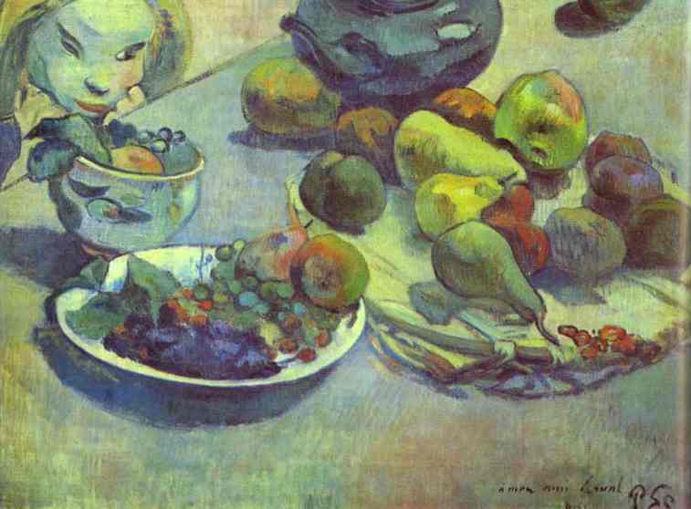 Fruits. <br>1888.  Oil on canvas. <br>The Pushkin Museum of Fine Art, Moscow, Russia. 