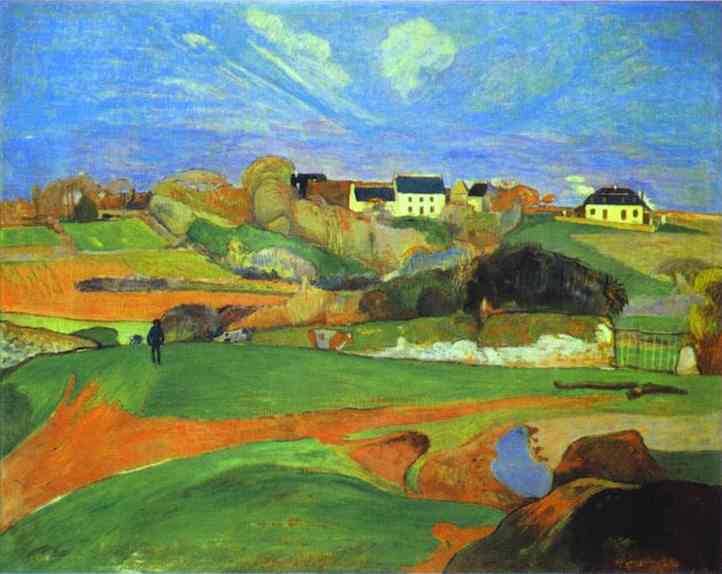 Landscape. <br>1890. Oil on canvas. <br>The National Gallery of Art, Washington, DC, USA. 