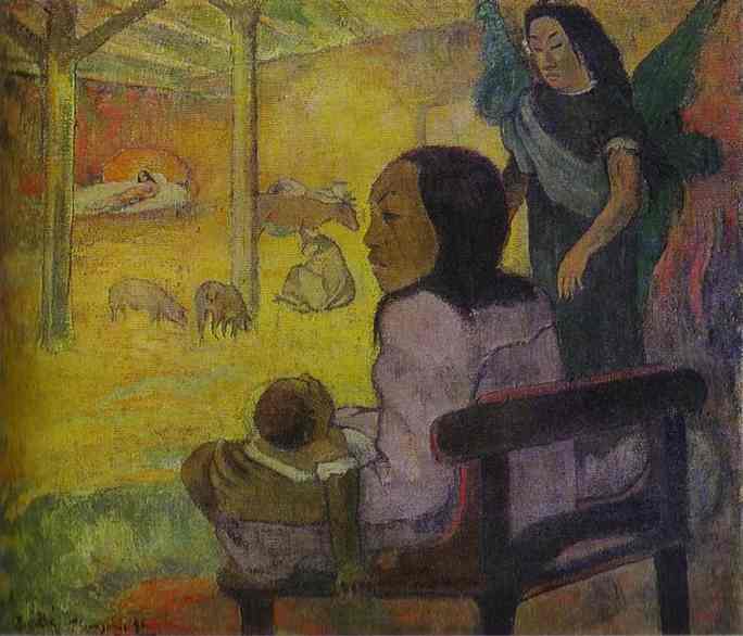 Baby (The Nativity). <br>1896. Oil on canvas. <br>The Hermitage, St. Petersburg, Russia. 