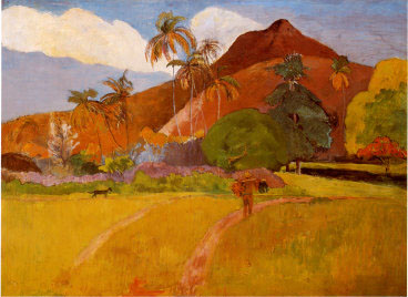 Tahitian Landscape, <br>1891