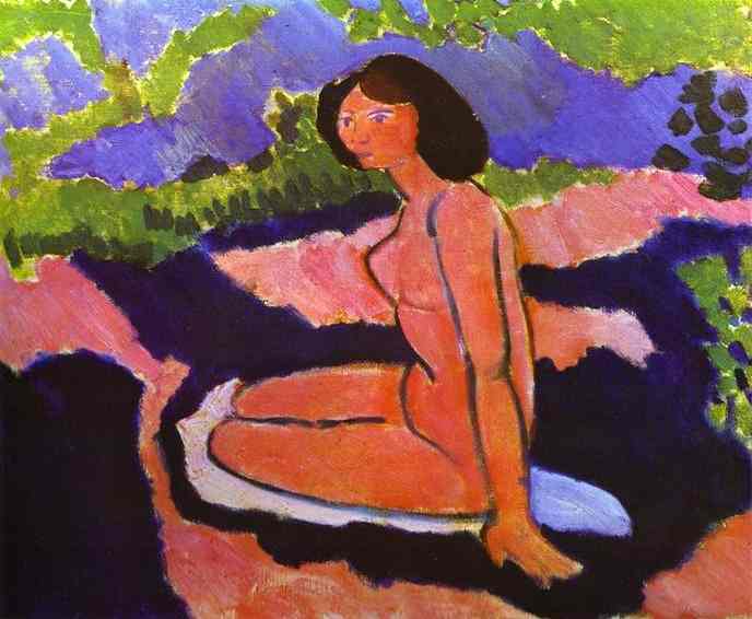 Pink Nude, or Seated Nude, 1909