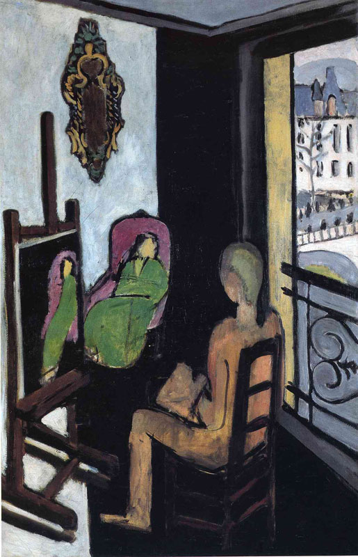 The Painter and his Model, 1917