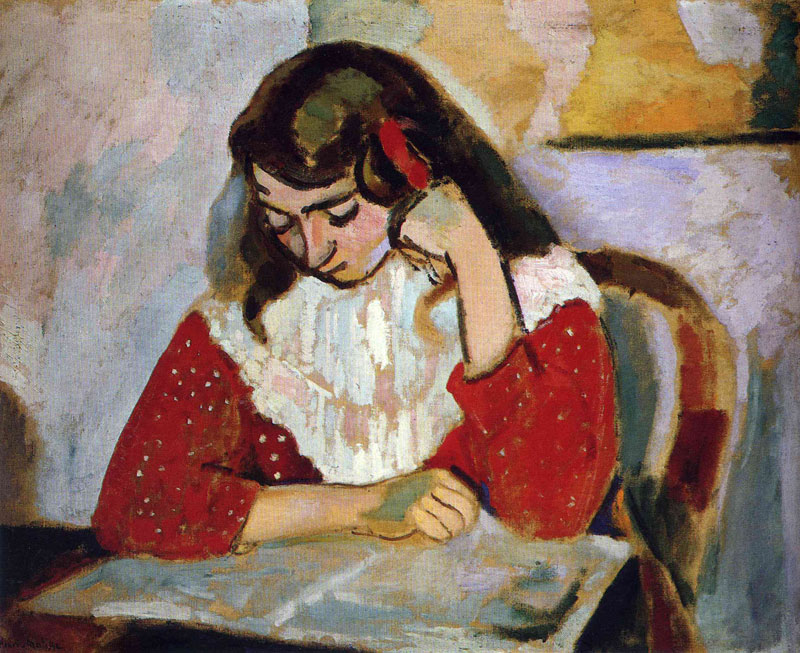 The Reader, Marguerite Matisse, 1906<br>ղڣMuse des Beaux-Arts, Grenoble, France