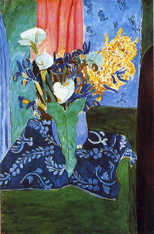 Calla Lilies, Irises and Mimosas, 1913<br>ղڣPushkin Museum of Fine Art, Moscow, Russia