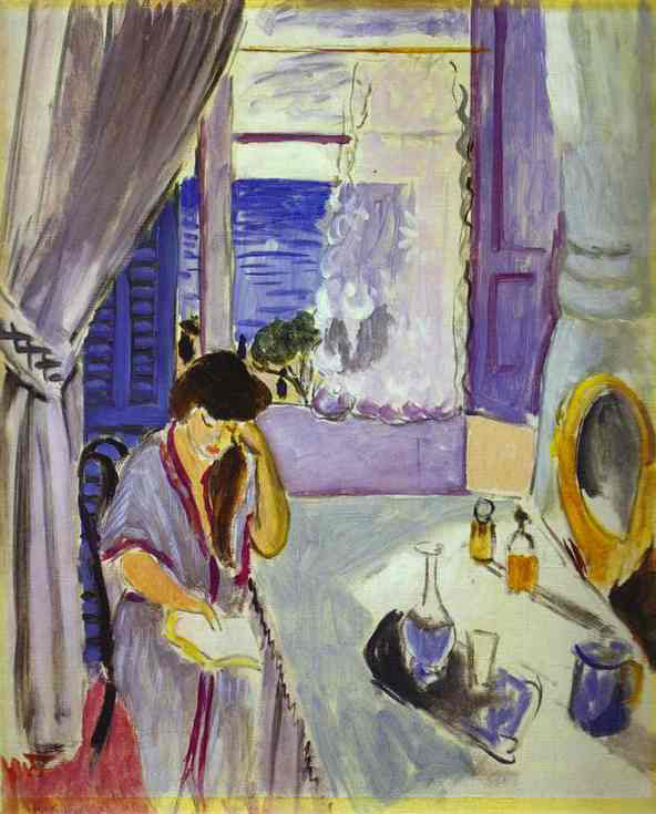 Woman Reading at a Dressing Table (Interieur, Nice), 1919<br>ղڣThe Barnes Foundation, Merion, Pennsylvania, USA