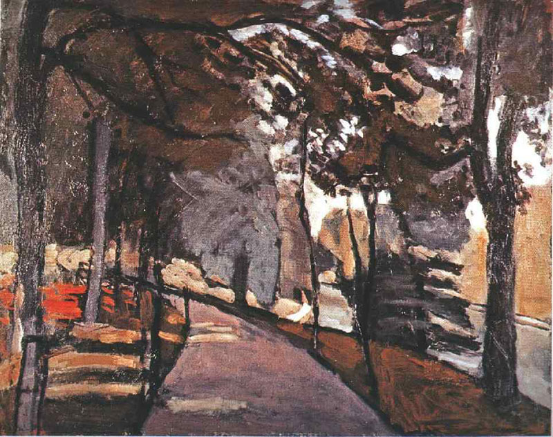 The path in the Bois de Boulogne<br>1902, ͻ