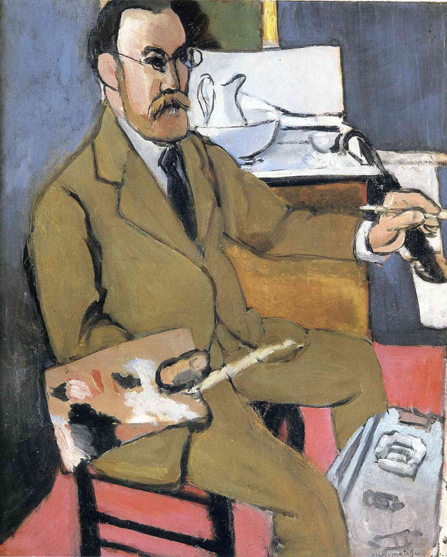 Self Portrait<br>1918, ͻ, 65 x 54 cm<br>ղڣMusee Matisse, Le Cateau-Cambresis, France
