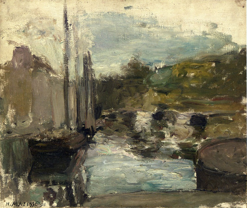 Brittany (also known as Boat)<br>1896, ͻ, 38 x 46 cm<br>