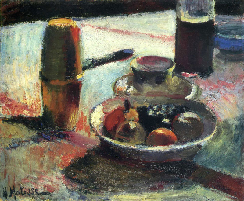 Fruit and Coffee-Pot<br>1898, ͻ, 46.5 x 38.5 cm<br>ղڣHermitage, St. Petersburg, Russia