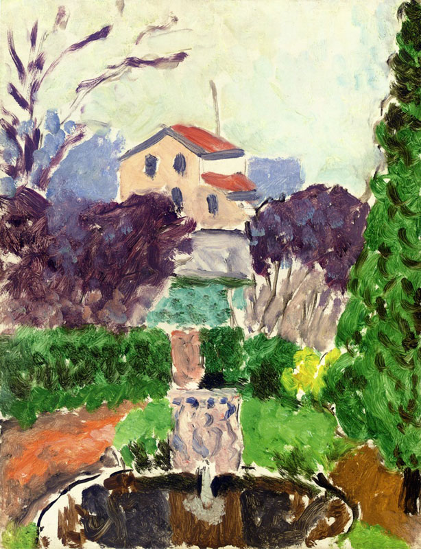 The Artist's Garden at Issy les Moulineaux<br>1918, ͻ, 35 x 26.7 cm<br>