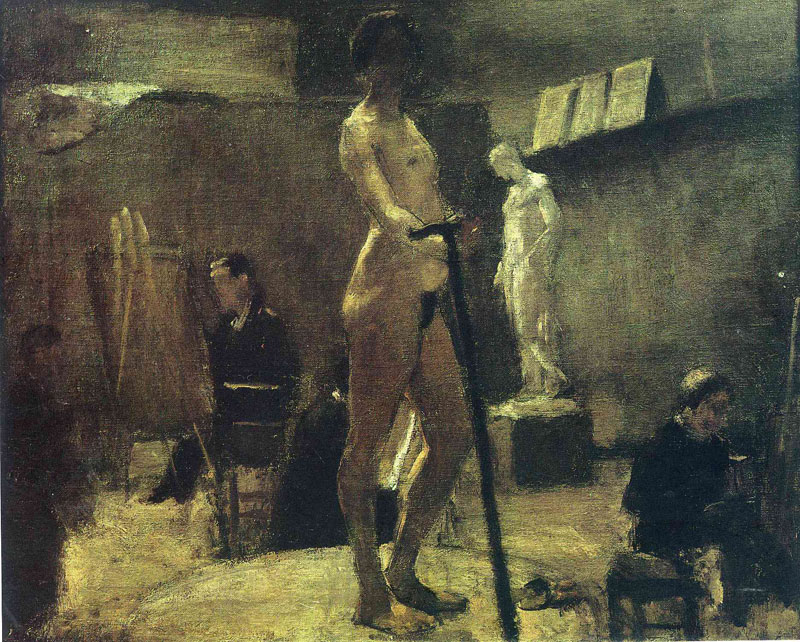 The Study of Gustave <br>1894-1895, 65 x 81 cm<br>