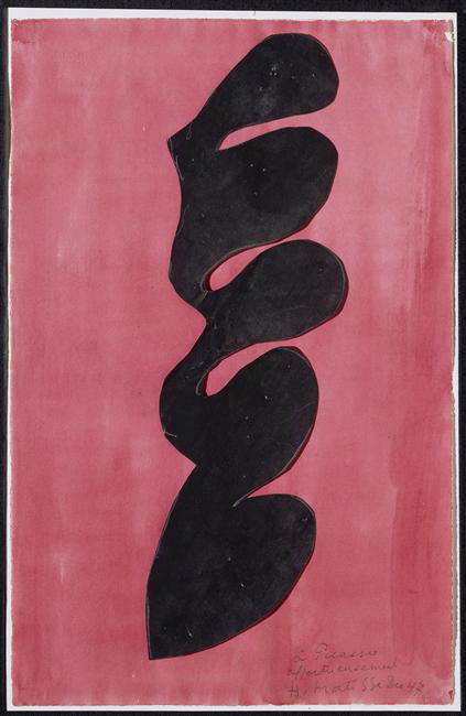 Papercut<br>1947, 40.5 x 26 cm<br>ղڣParis, muse Picasso