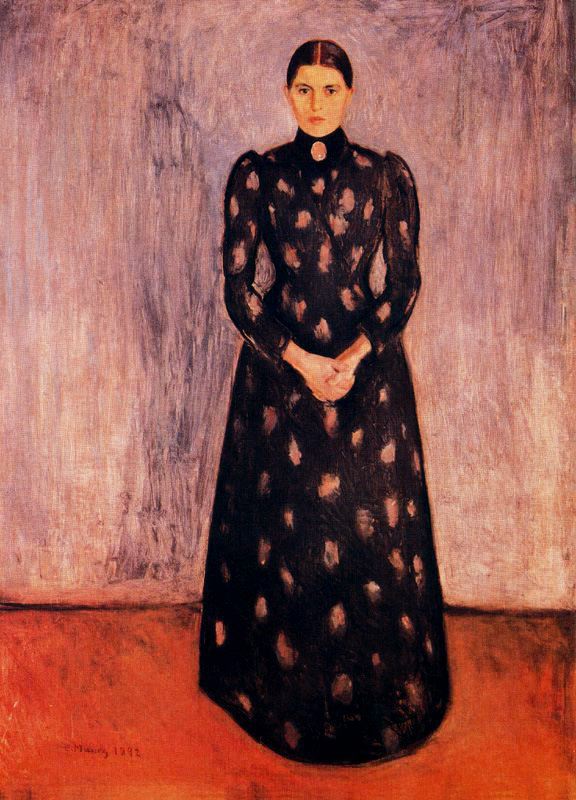 Ļ- Portrait of Inger Munch, 1892<br>ղڣNational Gallery, Oslo