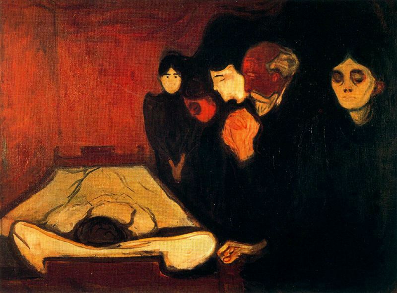 () - By the Deathbed (Fever), 1893,<br>ղڣThe Munch Museum