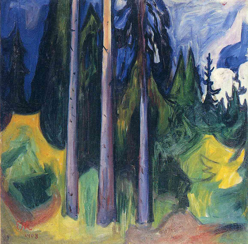 ɭ- Forest,1903,<br>ղڣThe Munch Museum