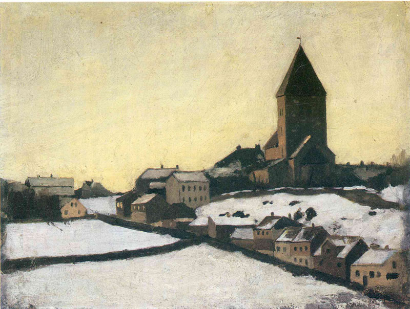 ϰ˽- Old Aker Church, 1881,<br>ղڣThe Munch Museum