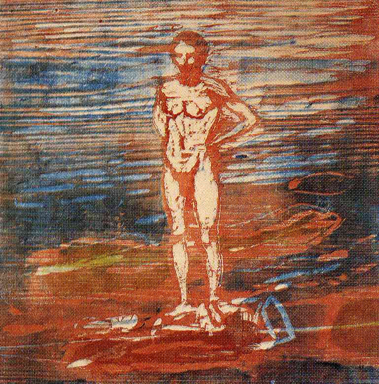 ԡ- Man Bathing, 1899, <br>ղڣThe Munch Museum