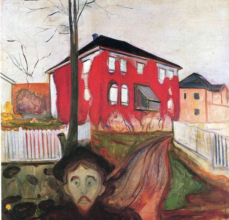 ɫɽ- Red Virginia Creeper, 1900, <br>ղڣThe Munch Museum