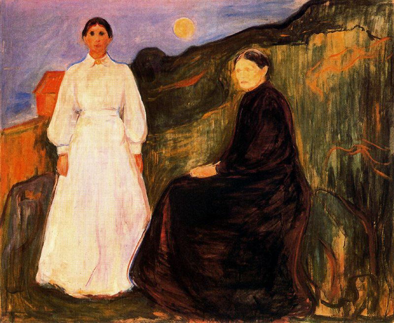 ĸŮ- Mother and Daughter, 1897<br>ղڣNational Gallery, Oslo