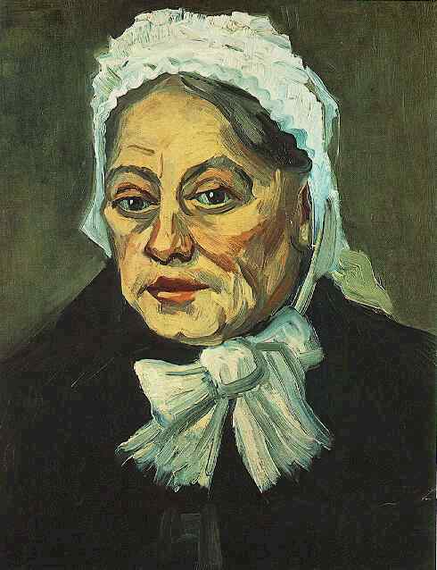Head of an Old Woman with White Cap (The Midwife)