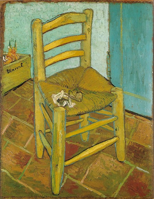 *Vincent's Chair with His Pipe 