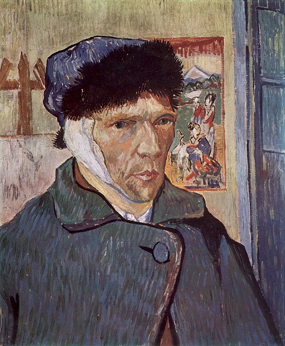 Self-Portrait with Bandaged Ear 