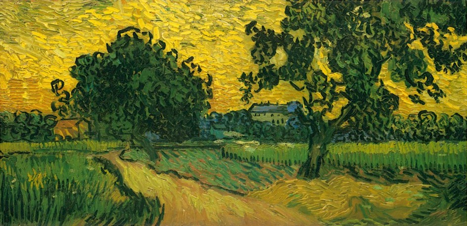 *Landscape with the Chateau of Auvers at Sunset 