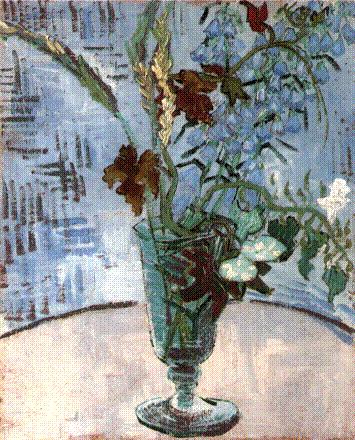 Still Life: Glass with Wild Flowers 