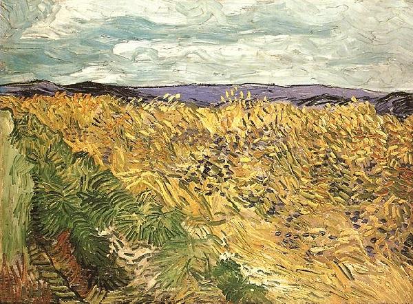 Wheat Field with Cornflowers 