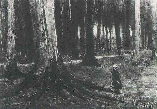 Girl in the Woods 