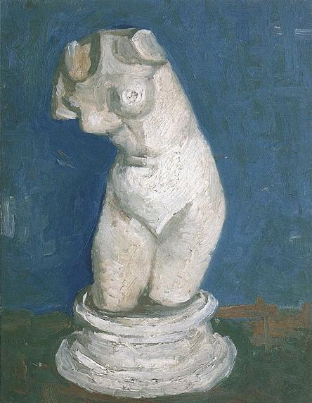 Plaster Statuette of a Female Torso 