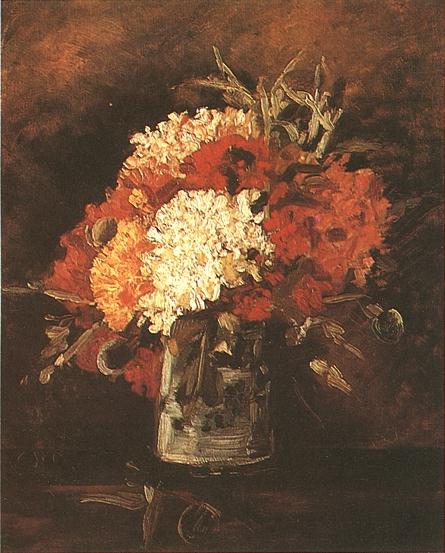 Vase with Carnations 