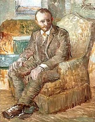 Portrait of the Art Dealer Alexander Reid, Sitting in an Easy Chair 