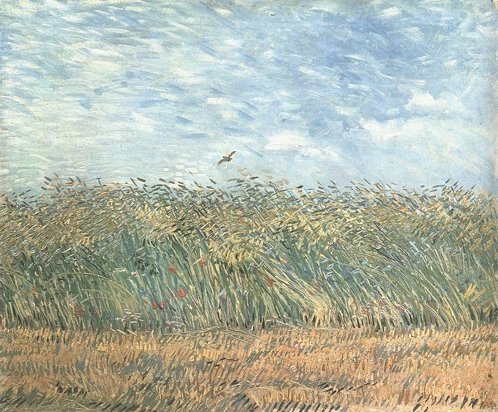 Wheat Field with a Lark 