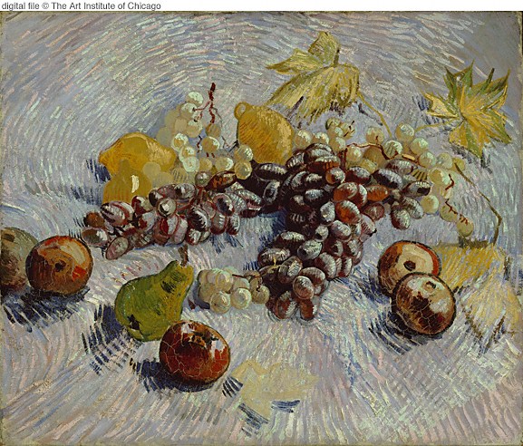 Still Life with Apples, Pears, Lemons and Grapes 
