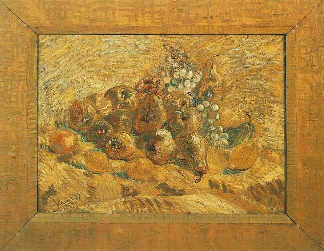 Still Life with Grapes, Pears and Lemons 