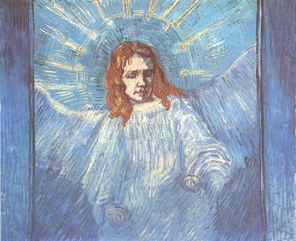 Half Figure of an Angel (after Rembrandt) 
