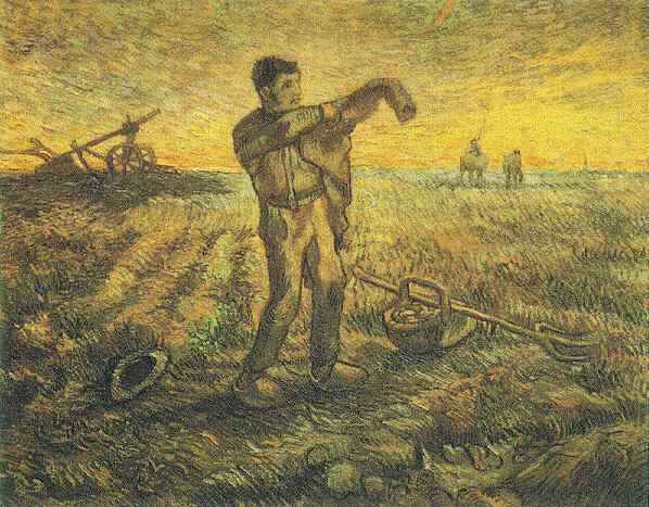 Evening: The End of the Day (after Millet) 
