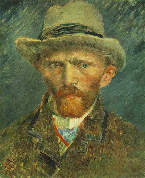 ձñԻ -- Self-Portrait with Grey Felt Hat