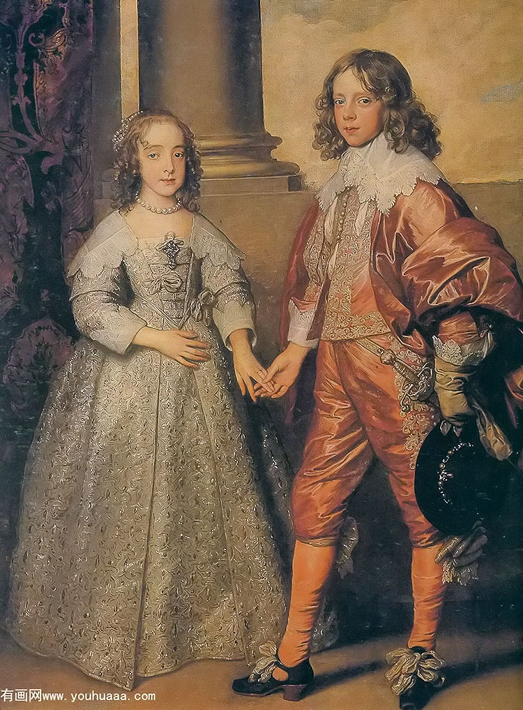  - william ii, prince of orange and princess henrietta mary stuart, daughter of charles i of england