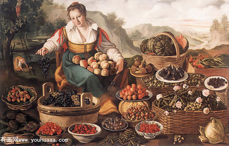 the fruit seller