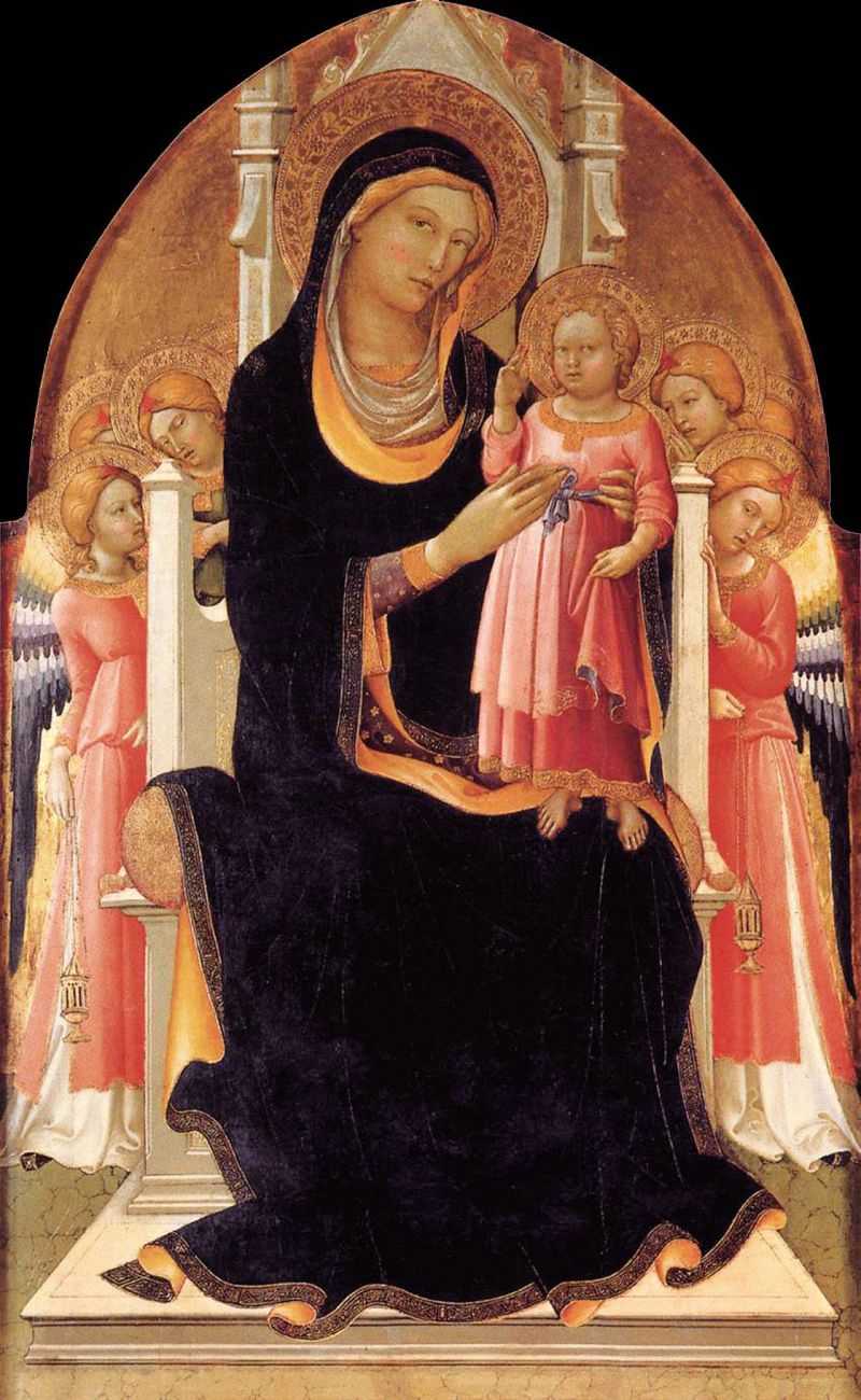 ʥϵʥĸʹ - Virgin and Child on the Throne with Six Angels