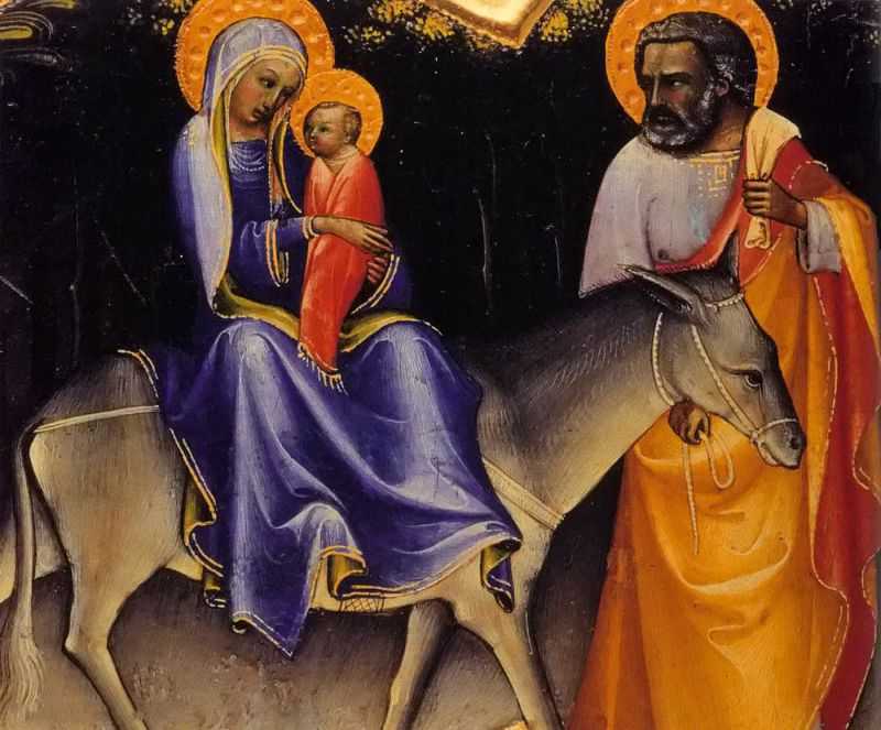 The Flight into Egypt (detail)