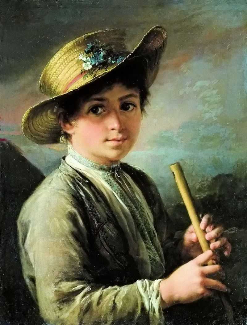 The boy with a flute