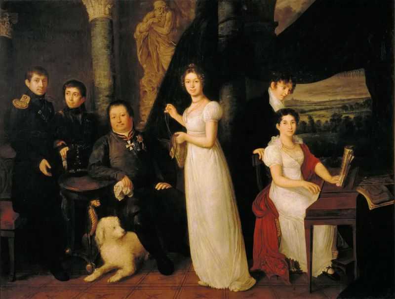 ġĪƷһ - Family portrait of counts Morkovs