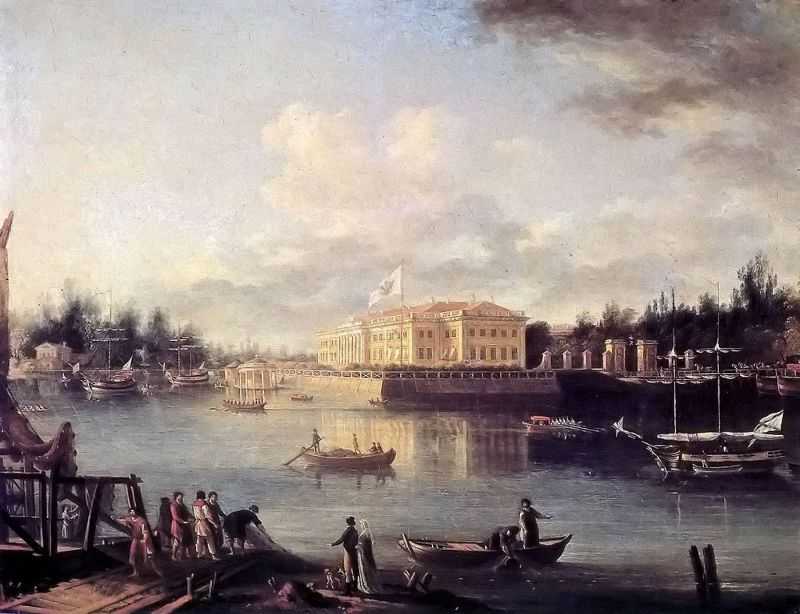 Semyon Shchedrin. View of Kamenny Island and Palace in Saint Petersburg