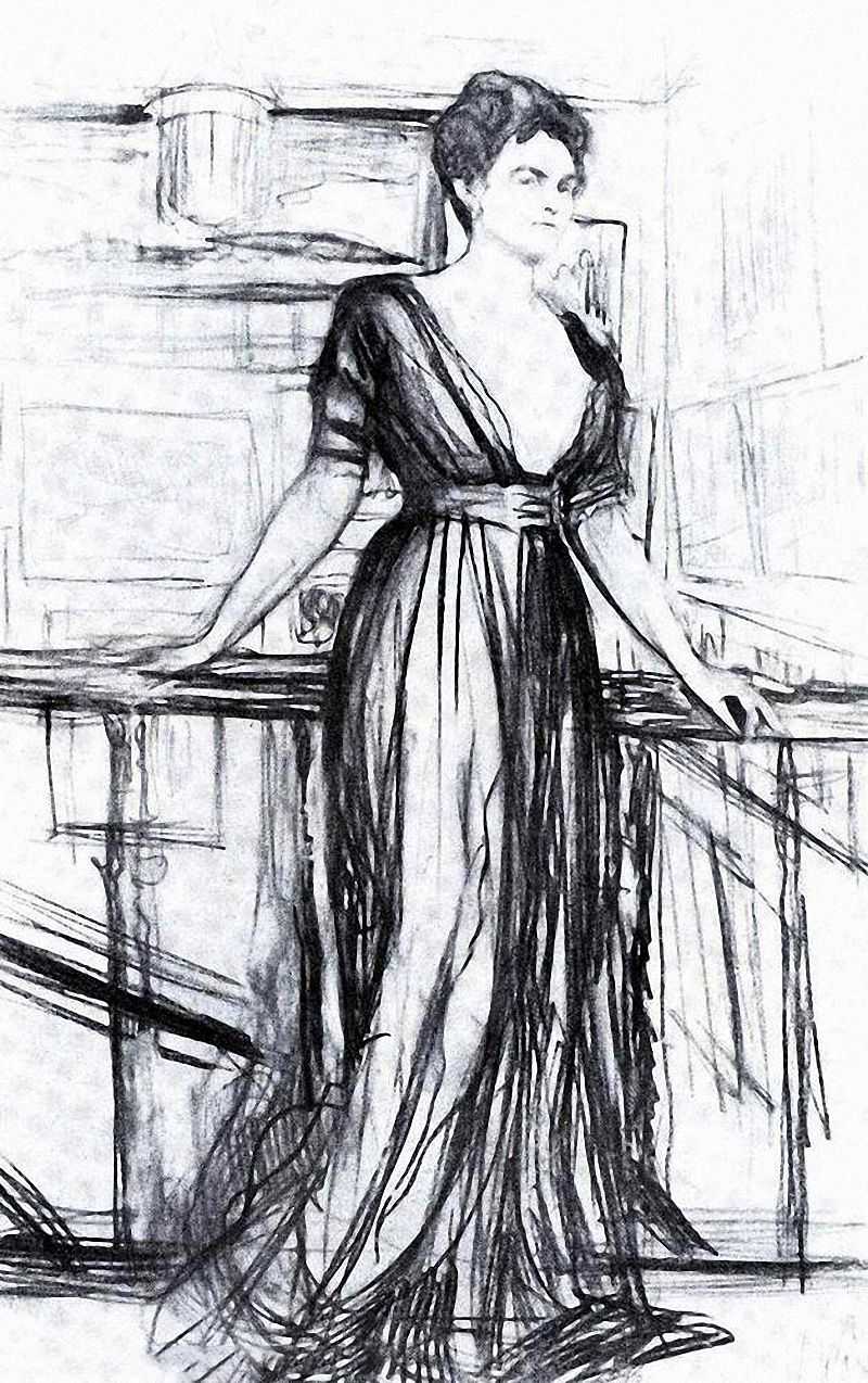 Sketch for a portrait of P.I. Scherbatova