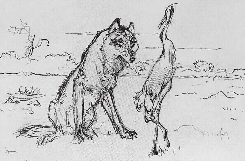 The Wolf and the Crane